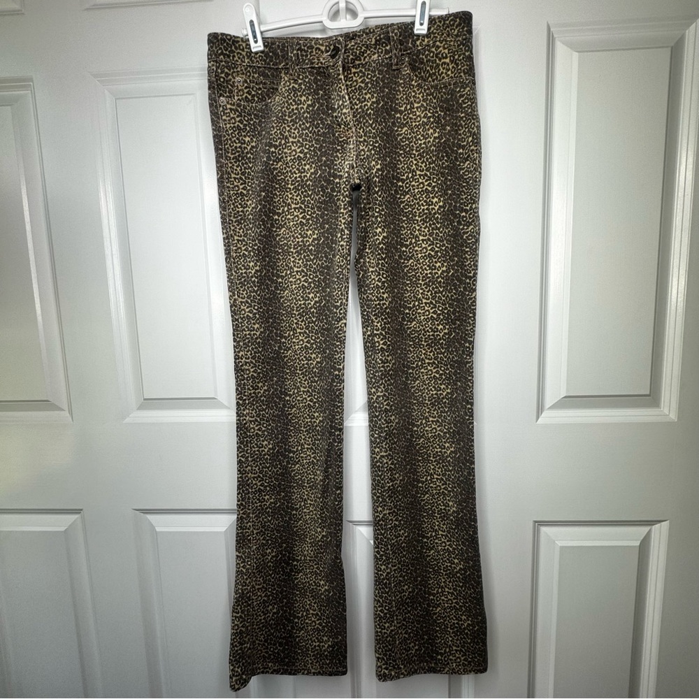 RARE Women’s Laundry Leopard Jeans Boot Cut Size 2